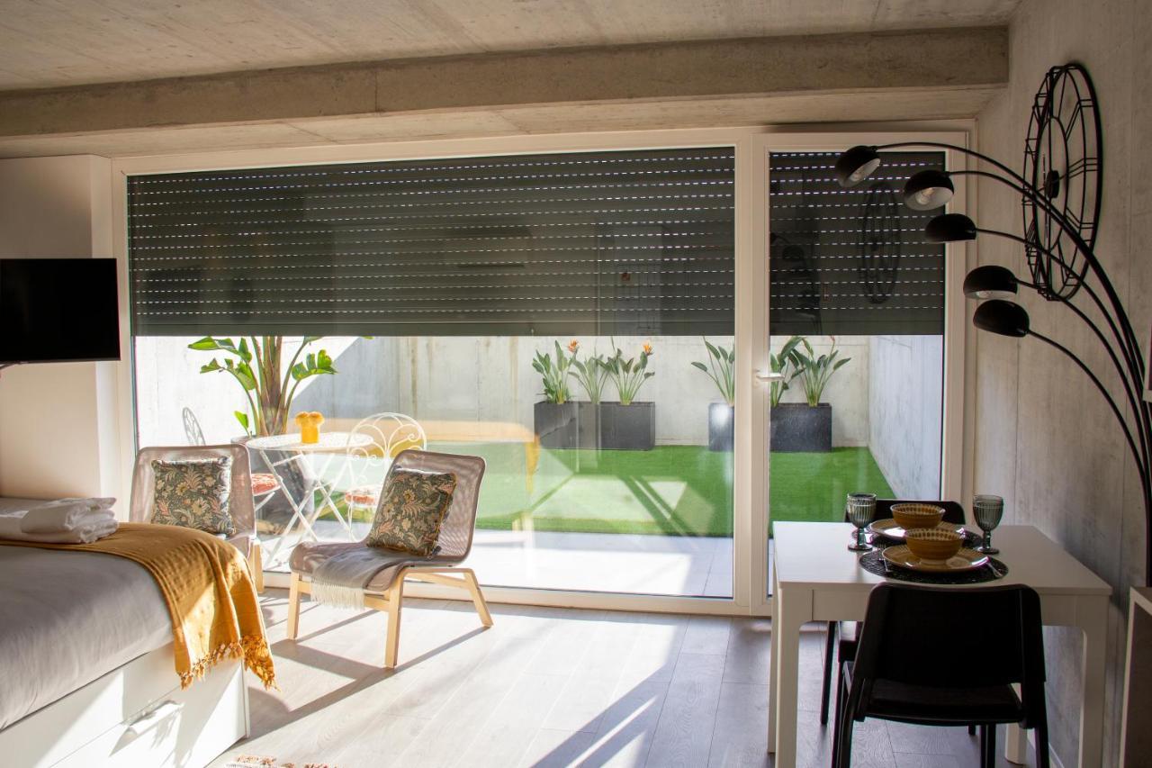 Casa Das Falcoeiras - Estudio Com Terraco Privado Aveiro Exterior foto